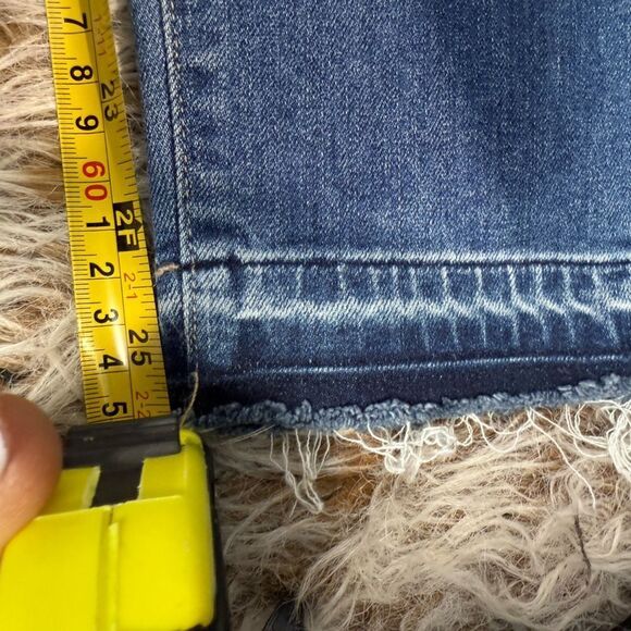 Citizens of Humanity Jeans Rocket Crop High Rise Skinny Raw Hem Stretch - Picture 8 of 9